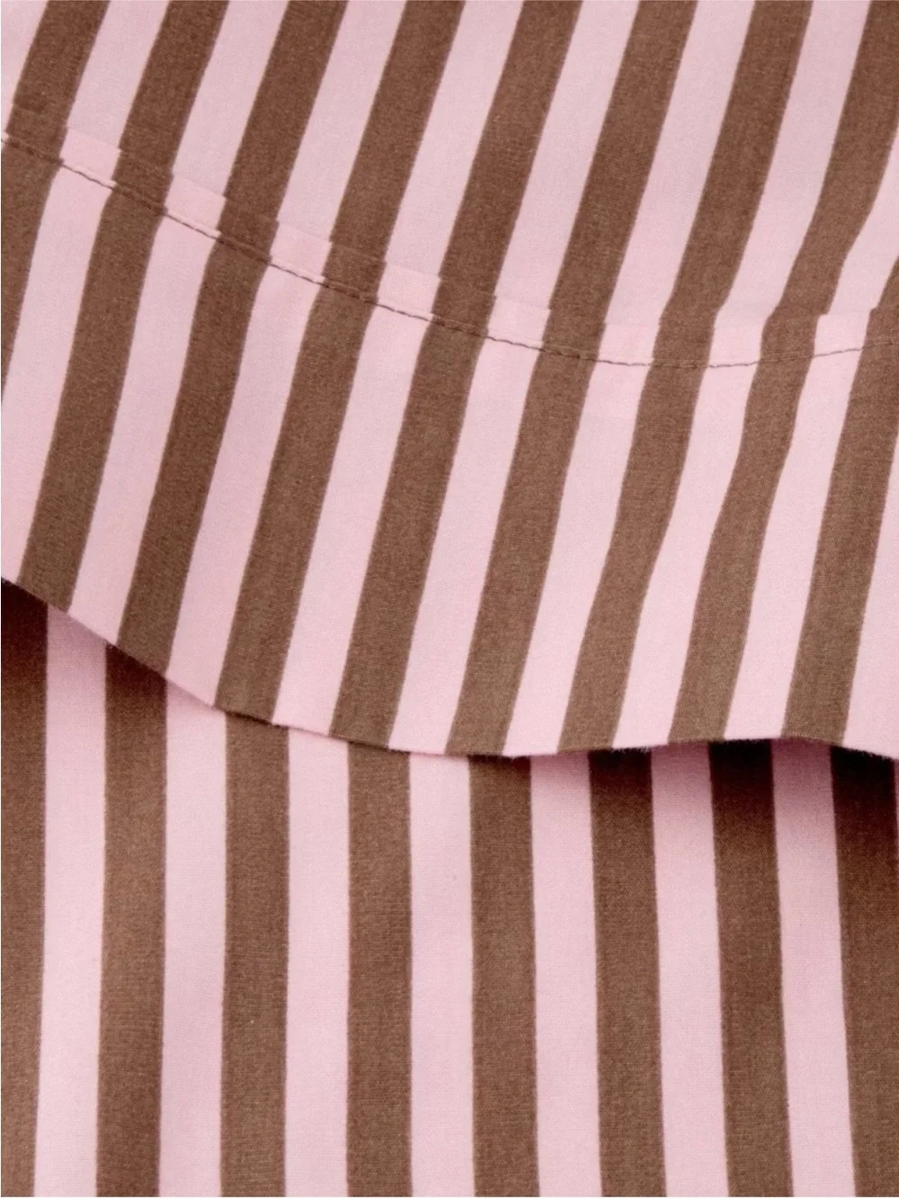 Hollister Target FULL Percale Sheet Set Pink Brown Stripe Striped NEW IN PACKAGE